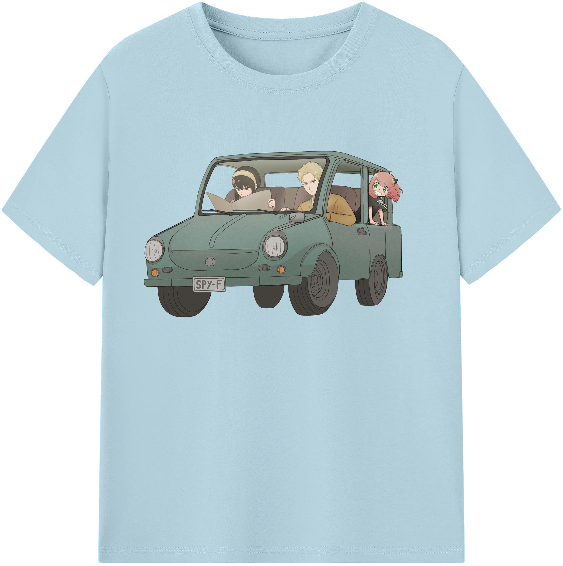 （画像用） SPY×FAMILY间谍家家酒 綿100％半袖Tシャツ（フロントプリント）